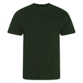 Bottle Green - Front - Awdis Mens Cascade Ecologie Organic T-Shirt
