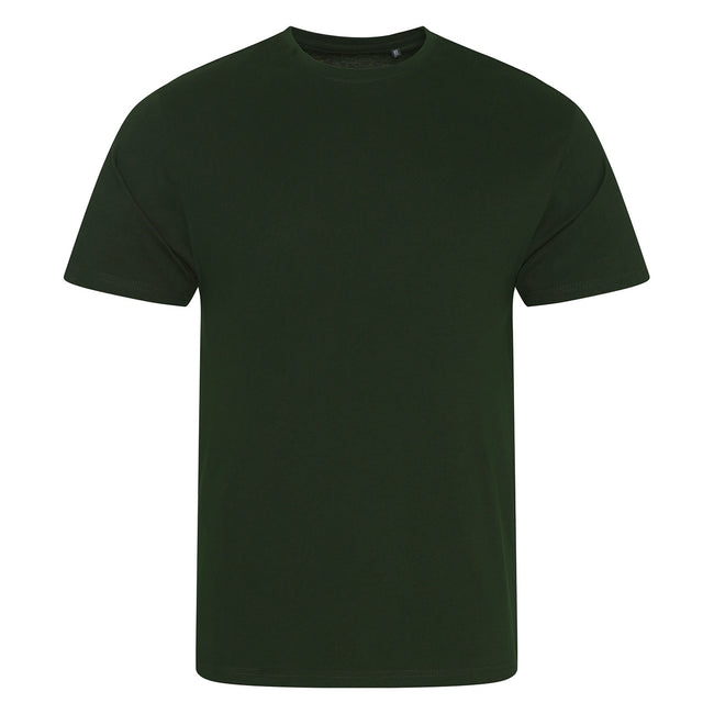 Bottle Green - Front - Awdis Mens Cascade Ecologie Organic T-Shirt