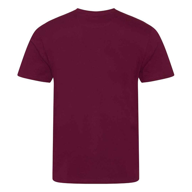 Burgundy - Back - Awdis Mens Cascade Ecologie Organic T-Shirt