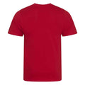 Fire Red - Back - Awdis Mens Cascade Ecologie Organic T-Shirt