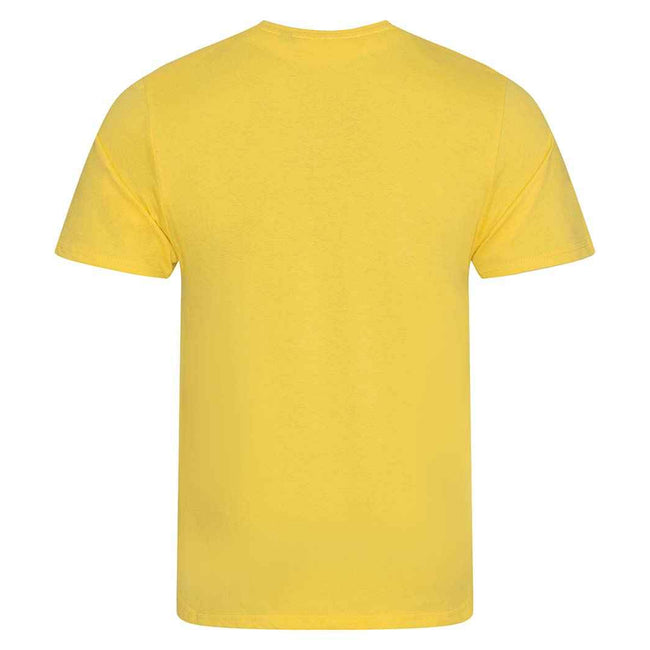 Sun Yellow - Back - Awdis Mens Cascade Ecologie Organic T-Shirt