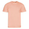 Soft Peach - Front - Awdis Mens Cascade Ecologie Organic T-Shirt