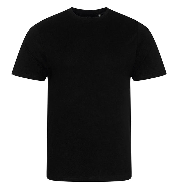 Jet Black - Front - Awdis Mens Cascade Ecologie Organic T-Shirt