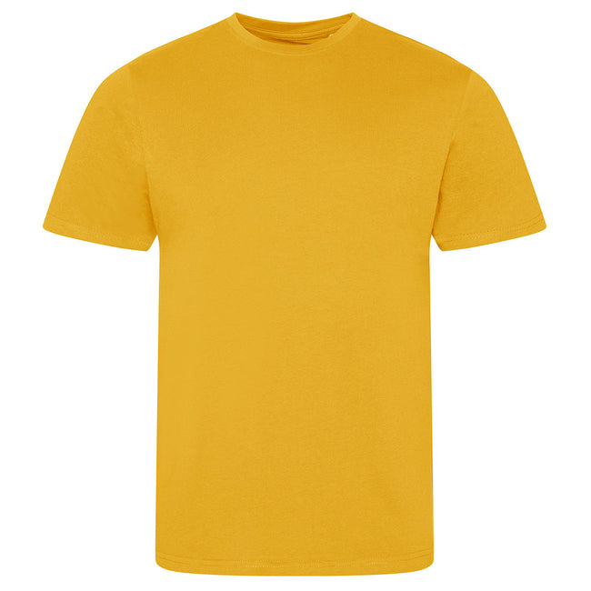 Mustard Yellow - Front - Awdis Mens Cascade Ecologie Organic T-Shirt