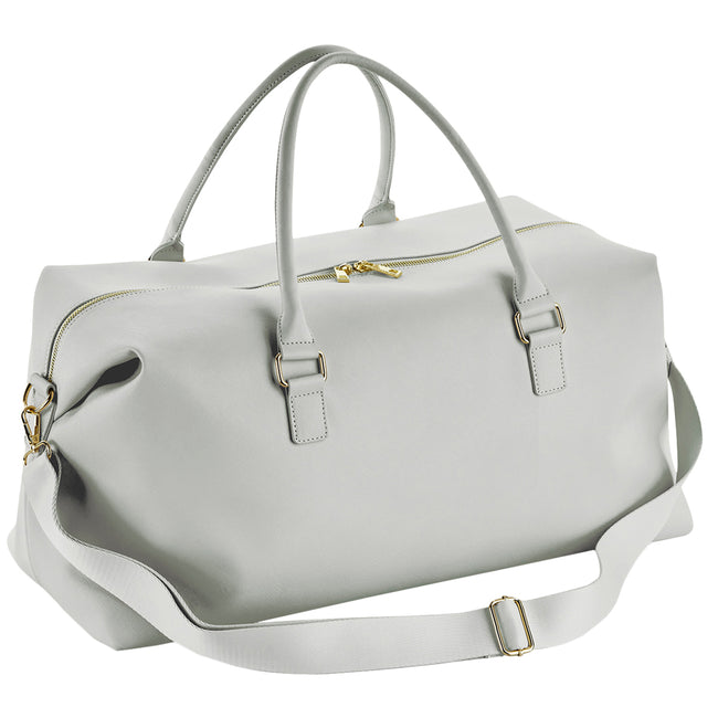 Soft Grey - Front - Bagbase Womens-Ladies Boutique Weekender Holdall
