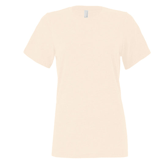 Heather Natural - Front - Bella + Canvas Womens-Ladies Heather T-Shirt