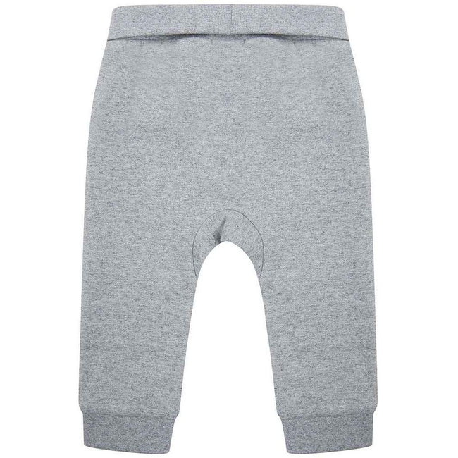 Heather Grey - Back - Larkwood Baby Sustainable Jogging Bottoms