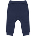 Navy - Back - Larkwood Baby Sustainable Jogging Bottoms