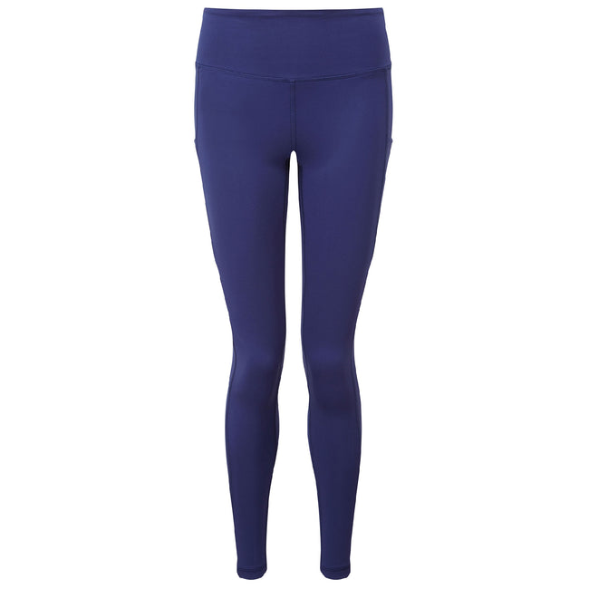 Navy - Front - TriDri Womens-Ladies Performance Recycled Leggings