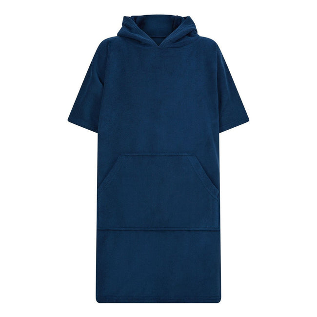 Navy - Front - Towel City Childrens-Kids Poncho