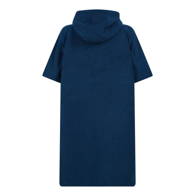 Navy - Back - Towel City Childrens-Kids Poncho