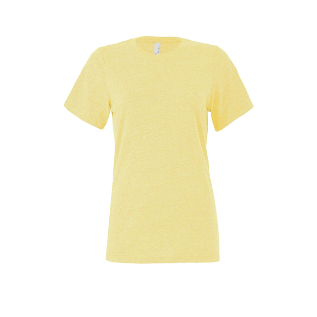 Heather French Vanilla - Front - Bella + Canvas Womens-Ladies Heather Jersey T-Shirt