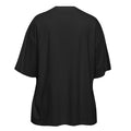 Black - Back - Build Your Brand Mens Oversized T-Shirt
