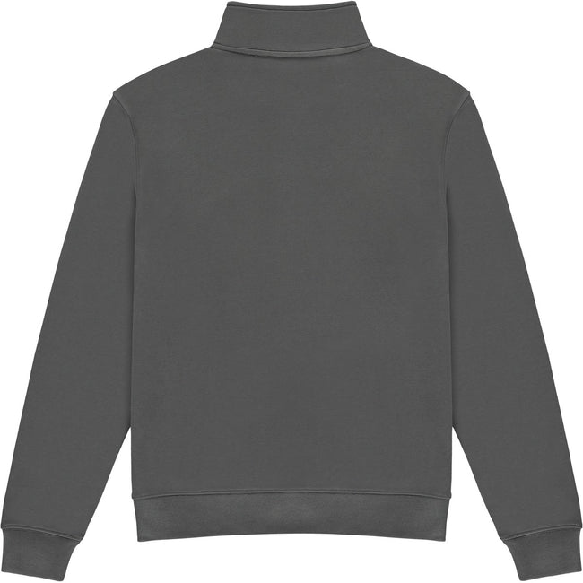 Dark Grey - Back - Kustom Kit Mens Quarter Zip Sweatshirt