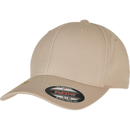 Khaki - Front - Yupoong Unisex Adult Flexfit Recycled Polyester Baseball Cap