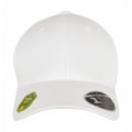 White - Back - Yupoong Unisex Adult Flexfit 110 Organic Baseball Cap