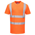 Orange - Front - Portwest Mens High-Vis T-Shirt