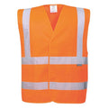 Orange - Front - Portwest Unisex Adult Eco Friendly Hi-Vis Vest