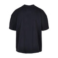 Navy - Back - Build Your Brand Mens Plain Ultra Heavyweight T-Shirt