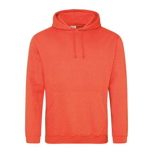 Soft Red - Front - Awdis Mens College Hoodie