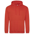 Sunset Orange - Front - Awdis Mens College Hoodie