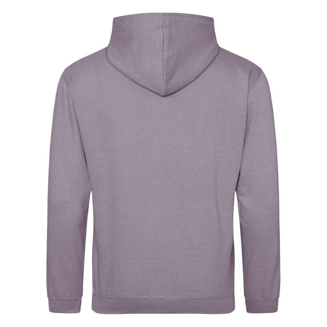 Dusty Lilac - Back - Awdis Mens College Hoodie