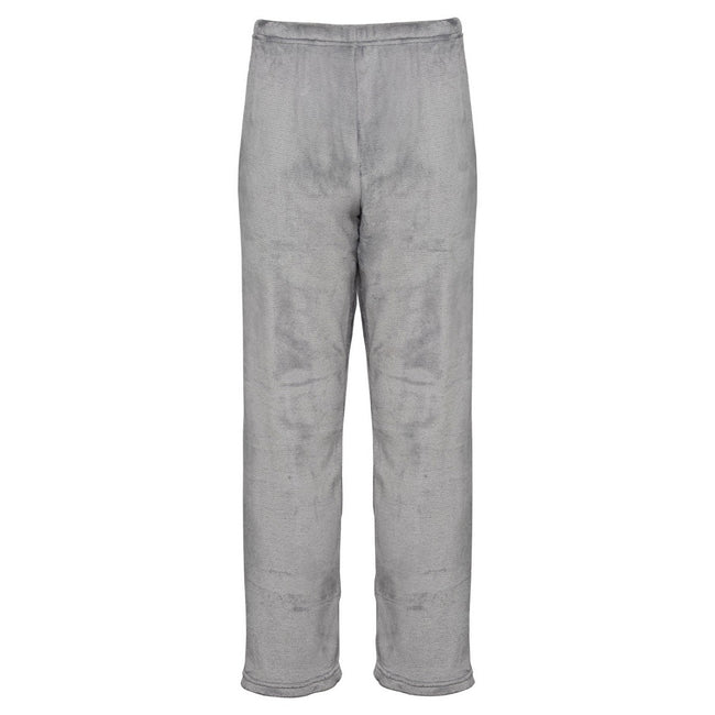 Grey - Back - Ribbon Unisex Adult Eskimo Style Fleece Lounge Pants