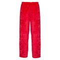 Red - Front - Ribbon Unisex Adult Eskimo Style Fleece Lounge Pants