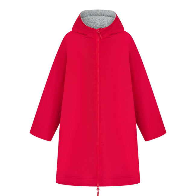 Red - Front - Finden & Hales Childrens-Kids Raincoat