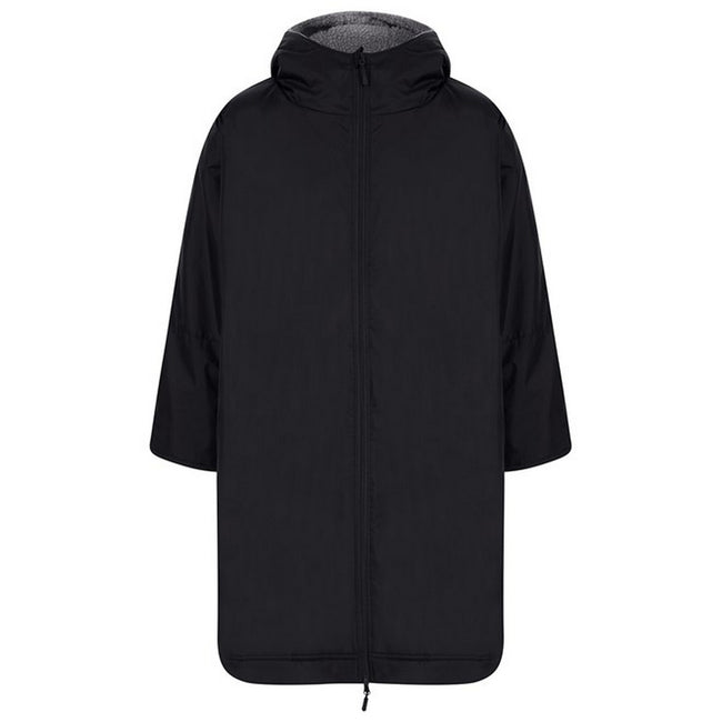 Black - Front - Finden & Hales Childrens-Kids Raincoat