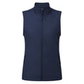 Navy - Front - Premier Womens-Ladies Windchecker Recycled Printable Gilet