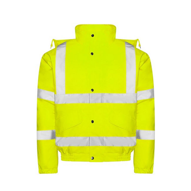 Yellow - Front - PRO RTX Mens High-Vis Hi-Vis Vest