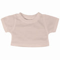 Baby Pink - Front - Mumbles Teddy Bear T-Shirt Accessory