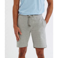 Heather Grey Melange - Side - Wombat Mens Recycled Jersey Shorts