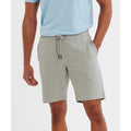Heather Grey Melange - Lifestyle - Wombat Mens Recycled Jersey Shorts