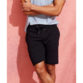 Black - Pack Shot - Wombat Mens Recycled Jersey Shorts