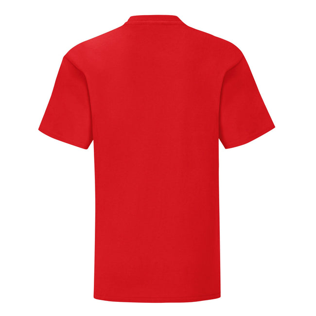 Red - Back - Fruit of the Loom Childrens-Kids Iconic 150 T-Shirt