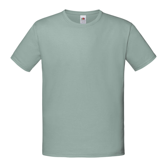 Sage - Front - Fruit of the Loom Childrens-Kids Iconic 150 T-Shirt