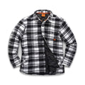Black-White - Front - Scruffs Mens Checked Padded Shirt