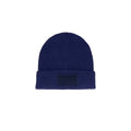 Oxford Navy-Black - Back - Beechfield Unisex Adult Fashion Patch Beanie