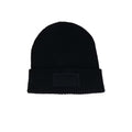 Black - Back - Beechfield Unisex Adult Fashion Patch Beanie