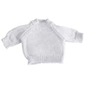 White - Front - Mumbles Teddy Jumper Accessory