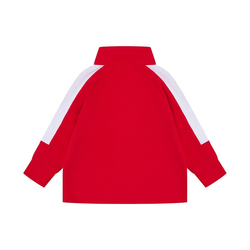 Red-White - Back - Larkwood Baby Contrast Track Top