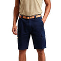 Navy - Side - Premier Mens Work Cargo Shorts