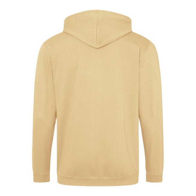 Desert Sand - Back - Awdis Mens Full Zip Hoodie