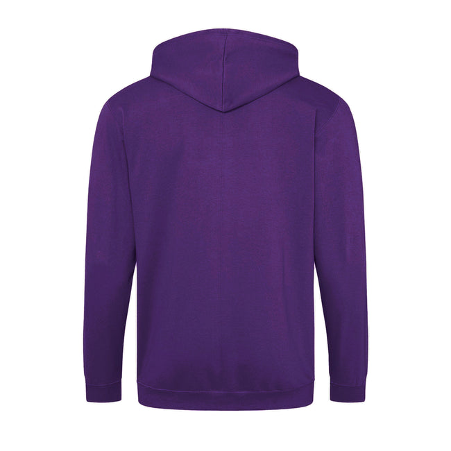 Digital Lavender - Back - Awdis Mens Full Zip Hoodie