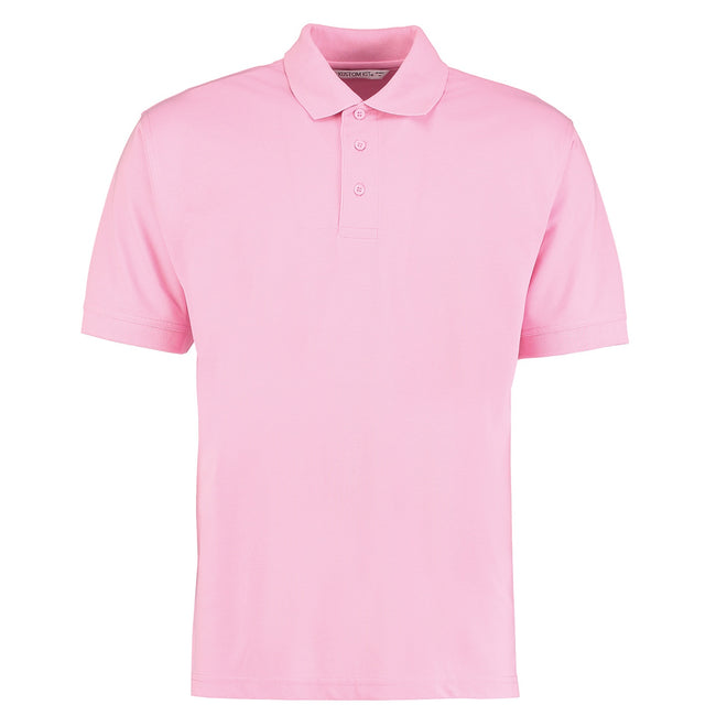 Pink - Front - Kustom Kit Mens Klassic Superwash 60°C Classic Polo Shirt