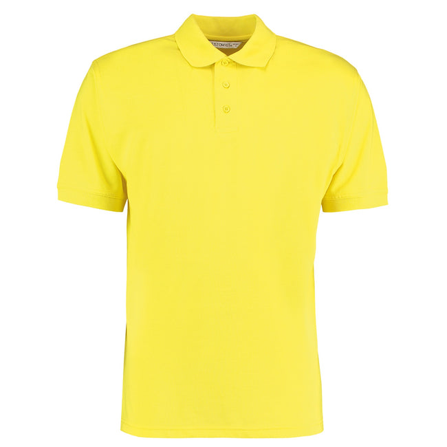 Canary Yellow - Front - Kustom Kit Mens Klassic Superwash 60°C Classic Polo Shirt
