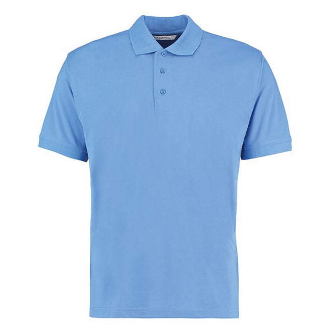 Mid Blue - Front - Kustom Kit Mens Klassic Superwash 60°C Classic Polo Shirt