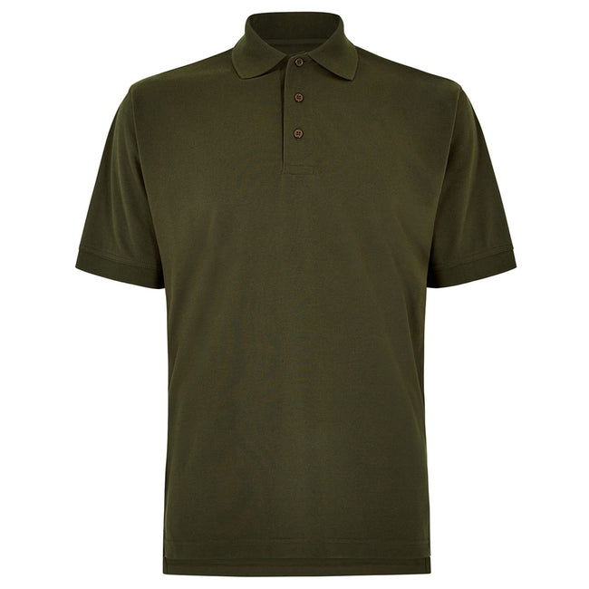 Army Green - Front - Kustom Kit Mens Klassic Superwash 60°C Classic Polo Shirt